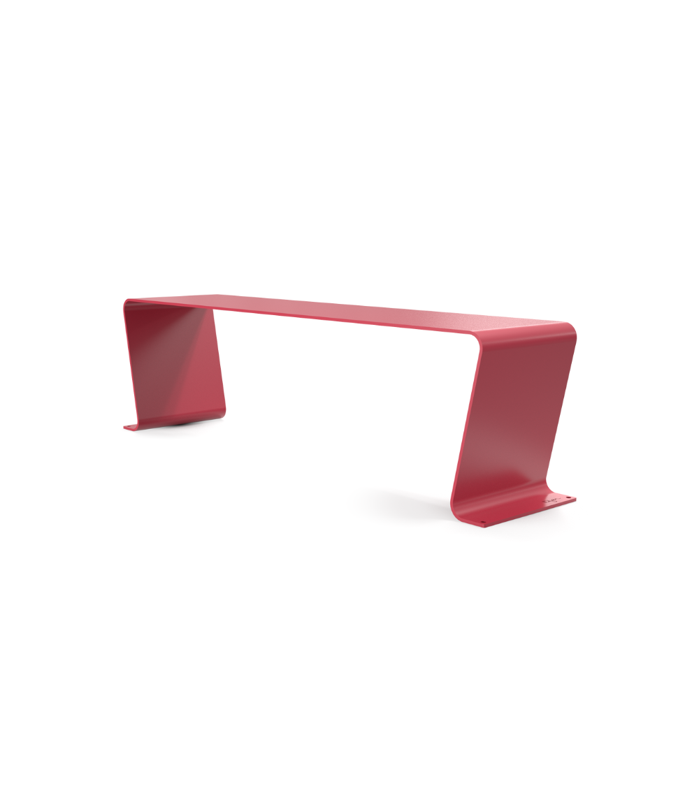 Banc design en métal personnalisé - Urbansteel - IDfer
