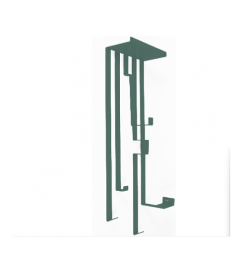 Porte manteau en métal, design industriel - Steelband - IDfer