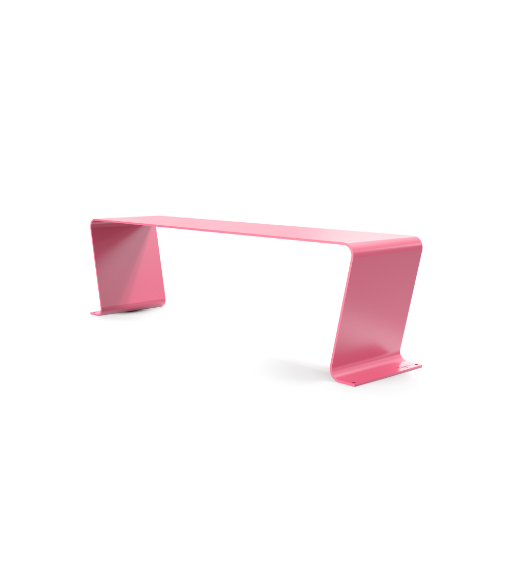 Banc design en métal personnalisé - Urbansteel - IDfer