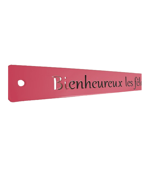 Décoration murale en métal - Mètre de philosophie - IDfer