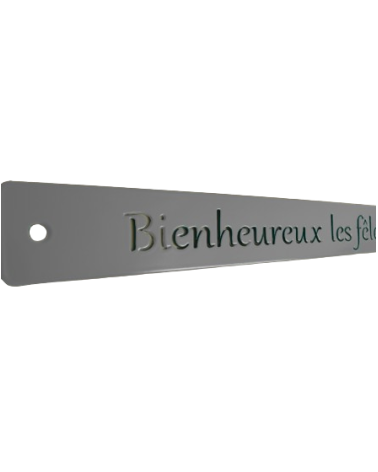 Décoration murale en métal - Mètre de philosophie - IDfer