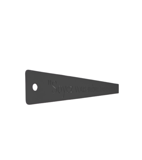 Décoration murale en métal - Mètre de philosophie - IDfer