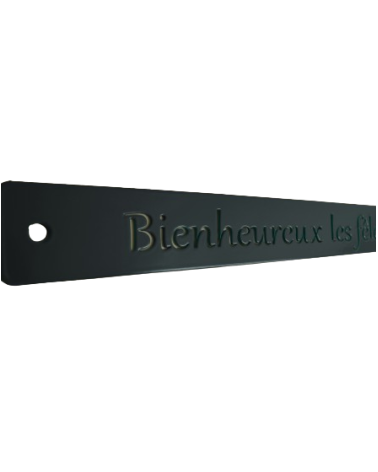 Décoration murale en métal - Mètre de philosophie - IDfer