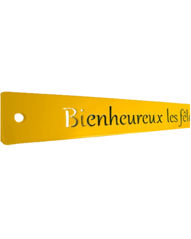 Décoration murale en métal - Mètre de philosophie - IDfer