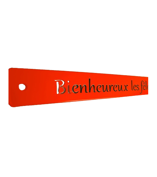 Décoration murale en métal - Mètre de philosophie - IDfer