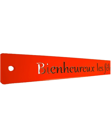 Décoration murale en métal - Mètre de philosophie - IDfer