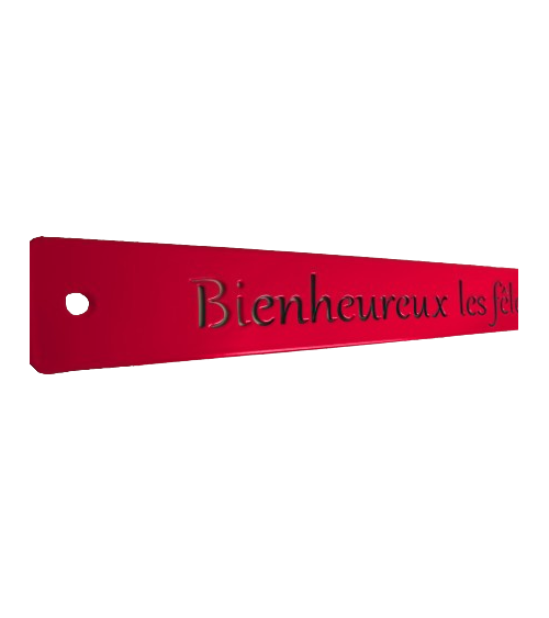 Décoration murale en métal - Mètre de philosophie - IDfer