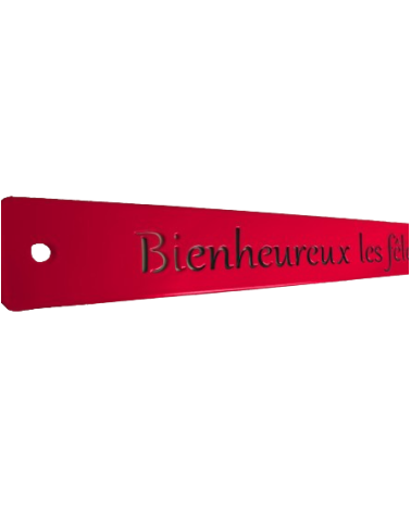 Décoration murale en métal - Mètre de philosophie - IDfer