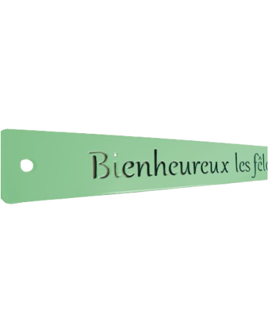 Décoration murale en métal - Mètre de philosophie - IDfer