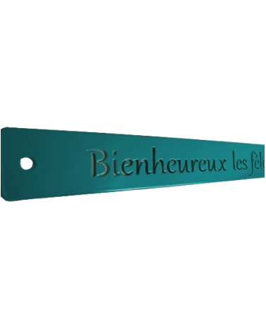 Décoration murale en métal - Mètre de philosophie - IDfer