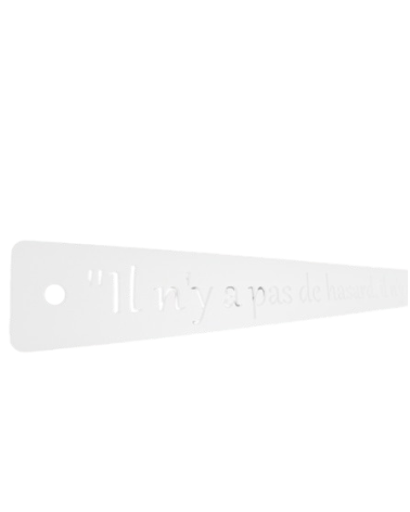 Décoration murale en métal - Mètre de philosophie - IDfer