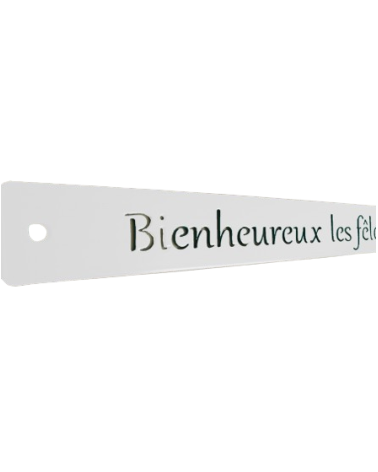 Décoration murale en métal - Mètre de philosophie - IDfer