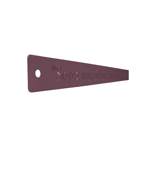 Décoration murale en métal - Mètre de philosophie - IDfer