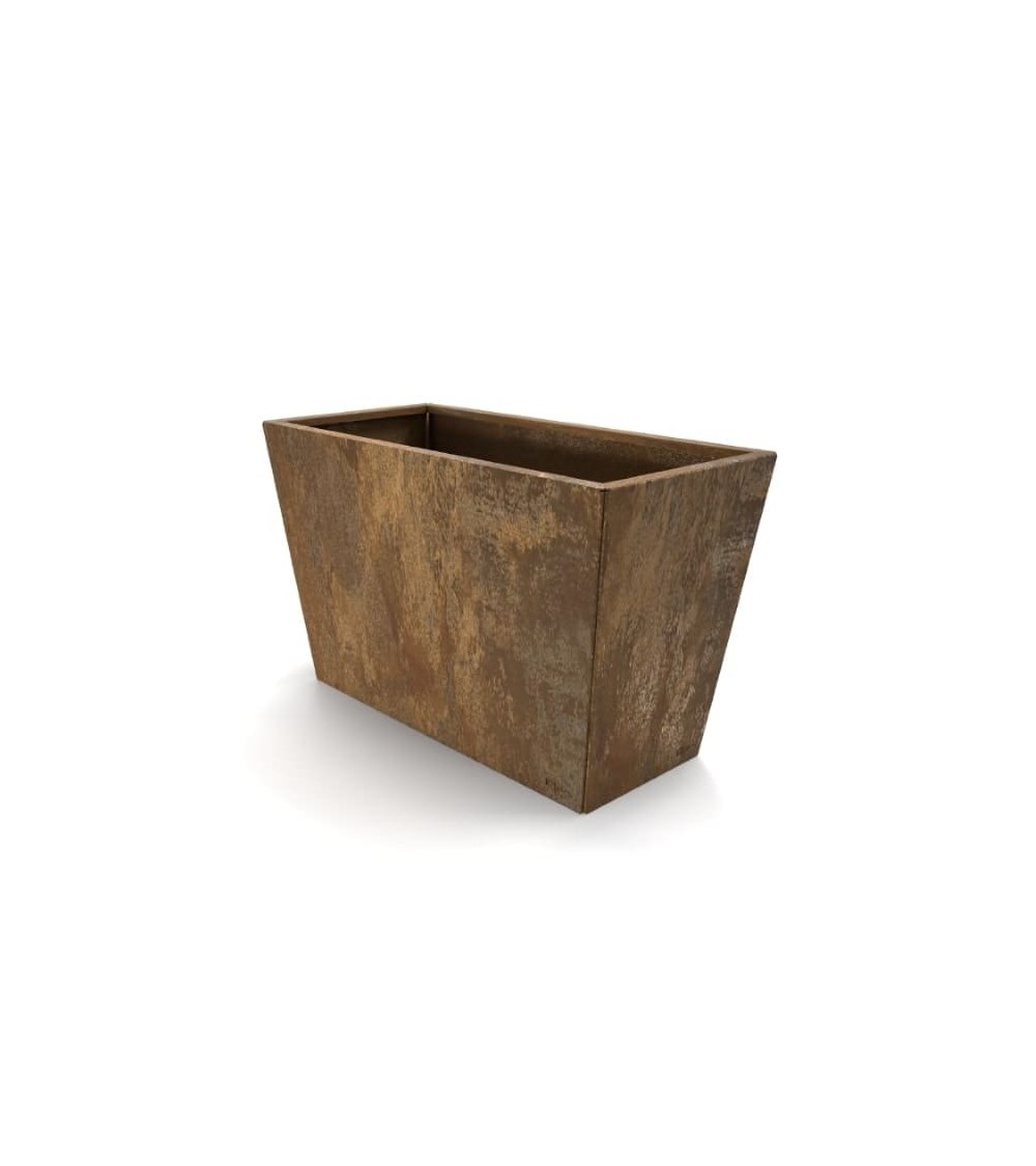 Jardinière Longue en Corten