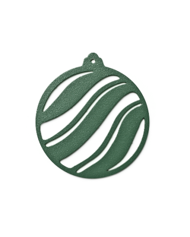 Boule de Noël Steel Vague