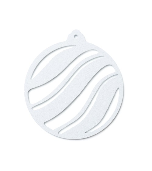 Boule de Noël Steel Vague