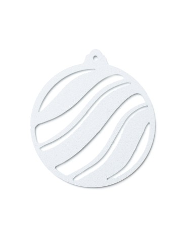 Boule de Noël Steel Vague