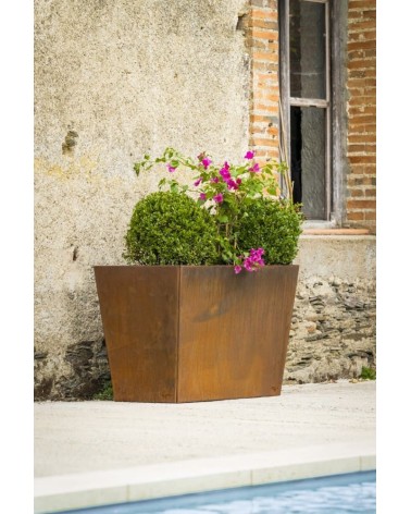 Jardinière Longue en Corten