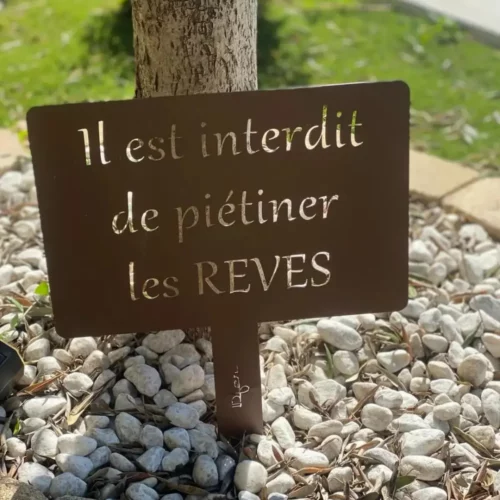 étiquette de jardin Étiquette de jardin