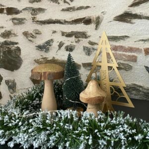 Sapin de Noël Miniature doré Sapin de Noël Miniature doré