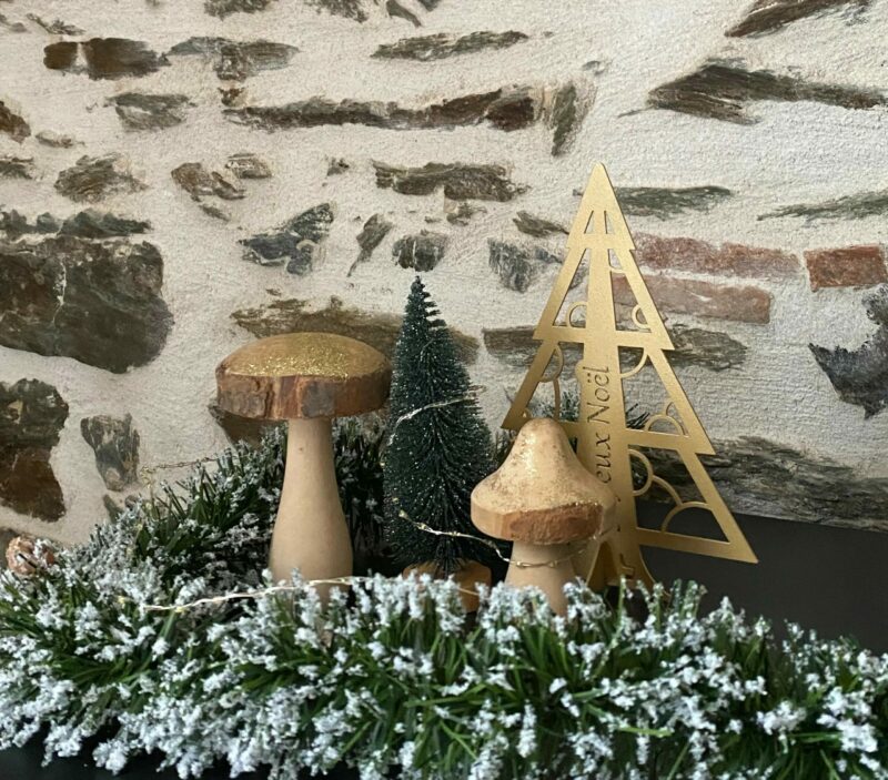 Sapin de Noël Miniature doré Sapin de Noël Miniature doré