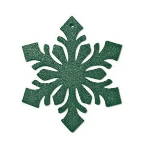 Boules de Noël en métal flocon vert sapin Boules de Noël en métal flocon vert sapin
