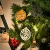 Boules en métal et pochons décoratifs