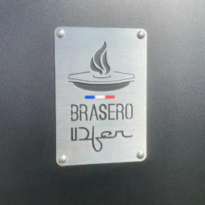 plaque brasero Plaque personnalisée brasero