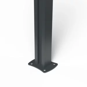 poteau gris-3 Poteau aluminium brise vue