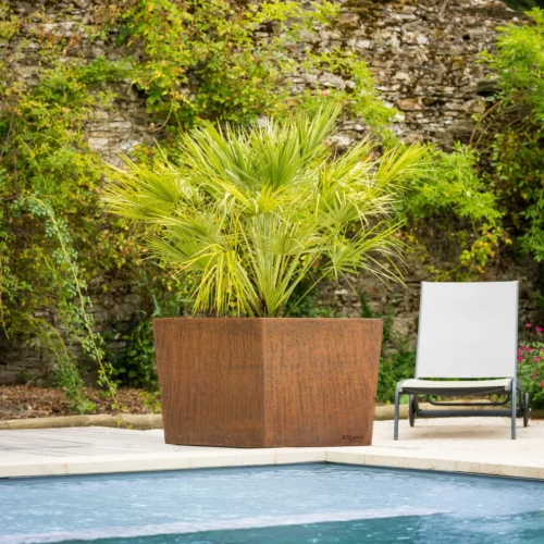 Jardinière Big en Corten