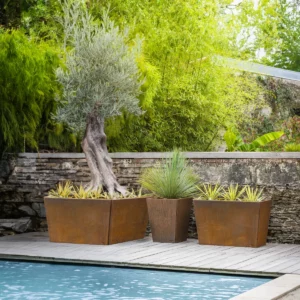 Jardinière Big en Corten